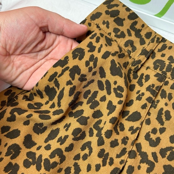 NWT Black/Brown Leopard Animal Print Shorts-A New Day - Picture 6 of 7